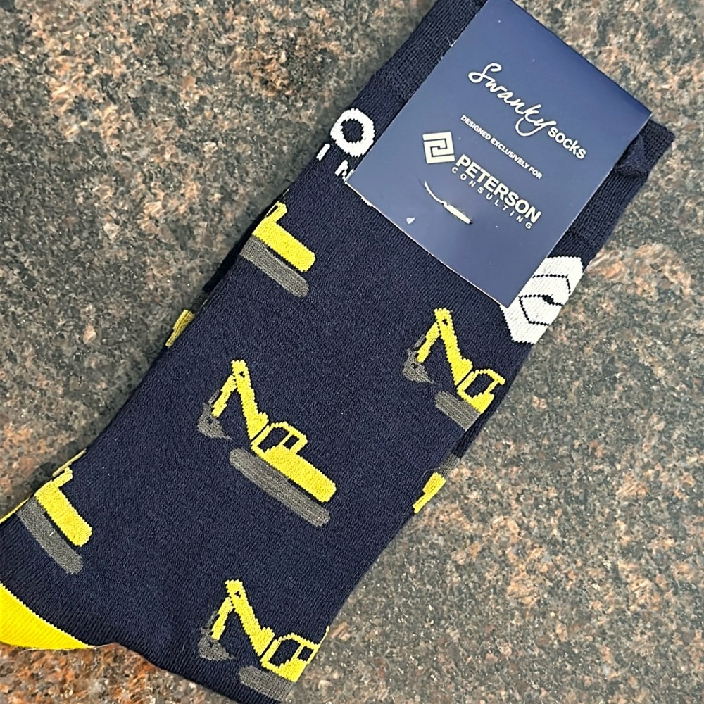 New Swanky socks bamboo Excavator Fun equipment